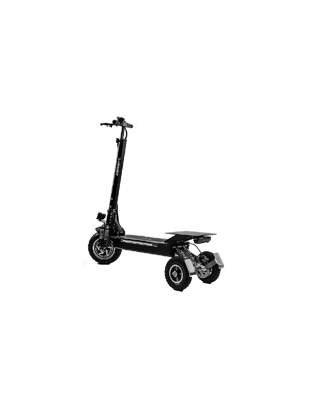 Trottinette électrique pour personne à mobilité réduite (PMR) avec siège tout terrain off road 3 roues Hikerboy