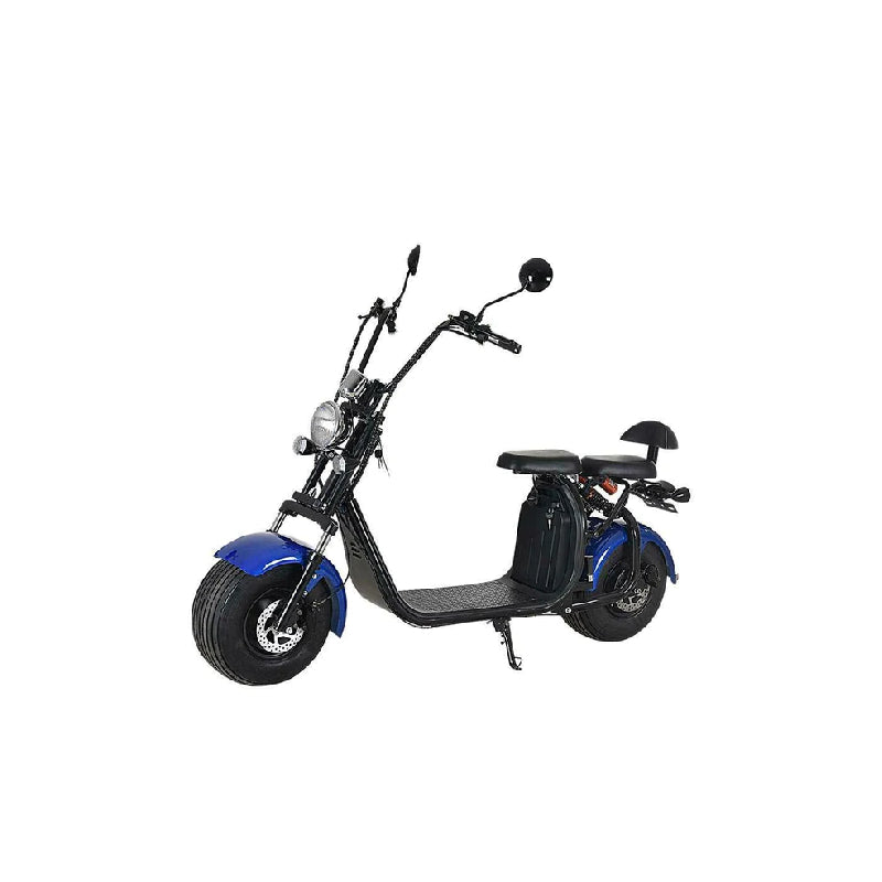 Scooter électrique Coco Cool - Bleu - 2 batteries