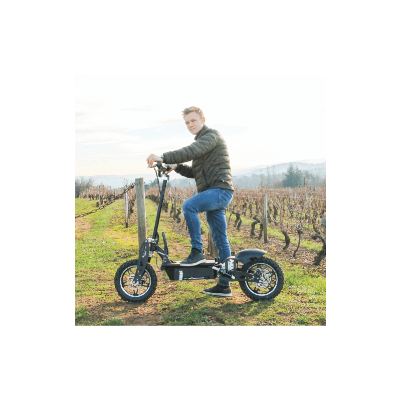 Trottinette électrique Cross 1000W - Carbone