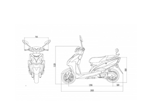 Scooter électrique Falcon Opai 3400 - Homologué route