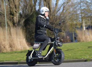 Scooter Electrique Coopop 50cc Blanc - Homologué route -