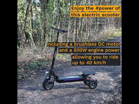 Trottinette électrique pour personne à mobilité réduite (PMR) avec siège tout terrain off road 3 roues Hikerboy