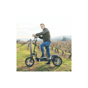 Trottinette électrique Cross 1000W + Set de leds + Cadenas