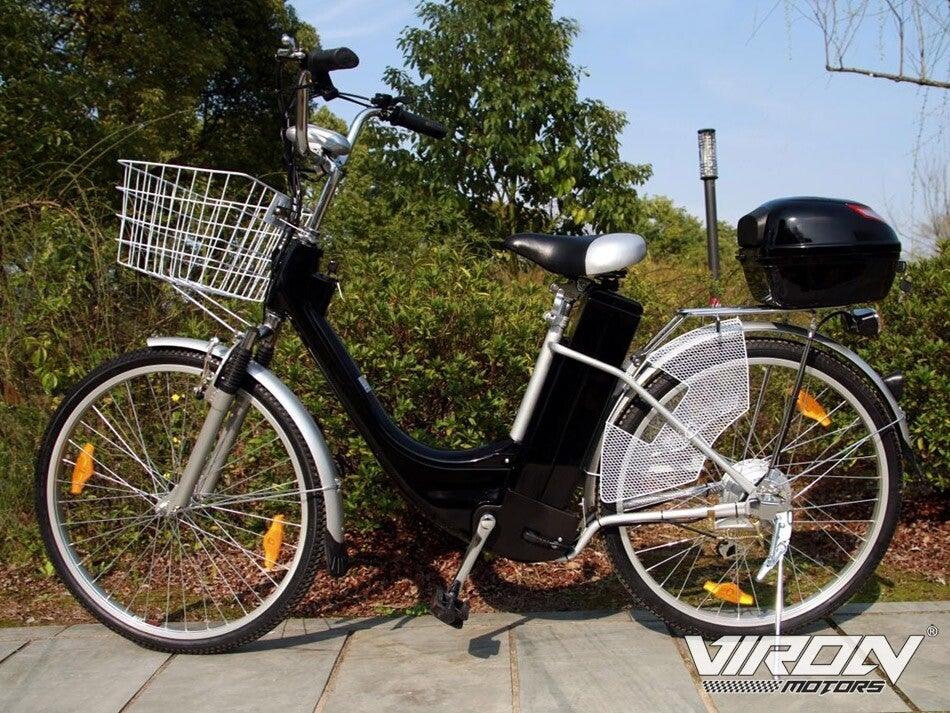 Vélo électrique City Bike 250 Argent