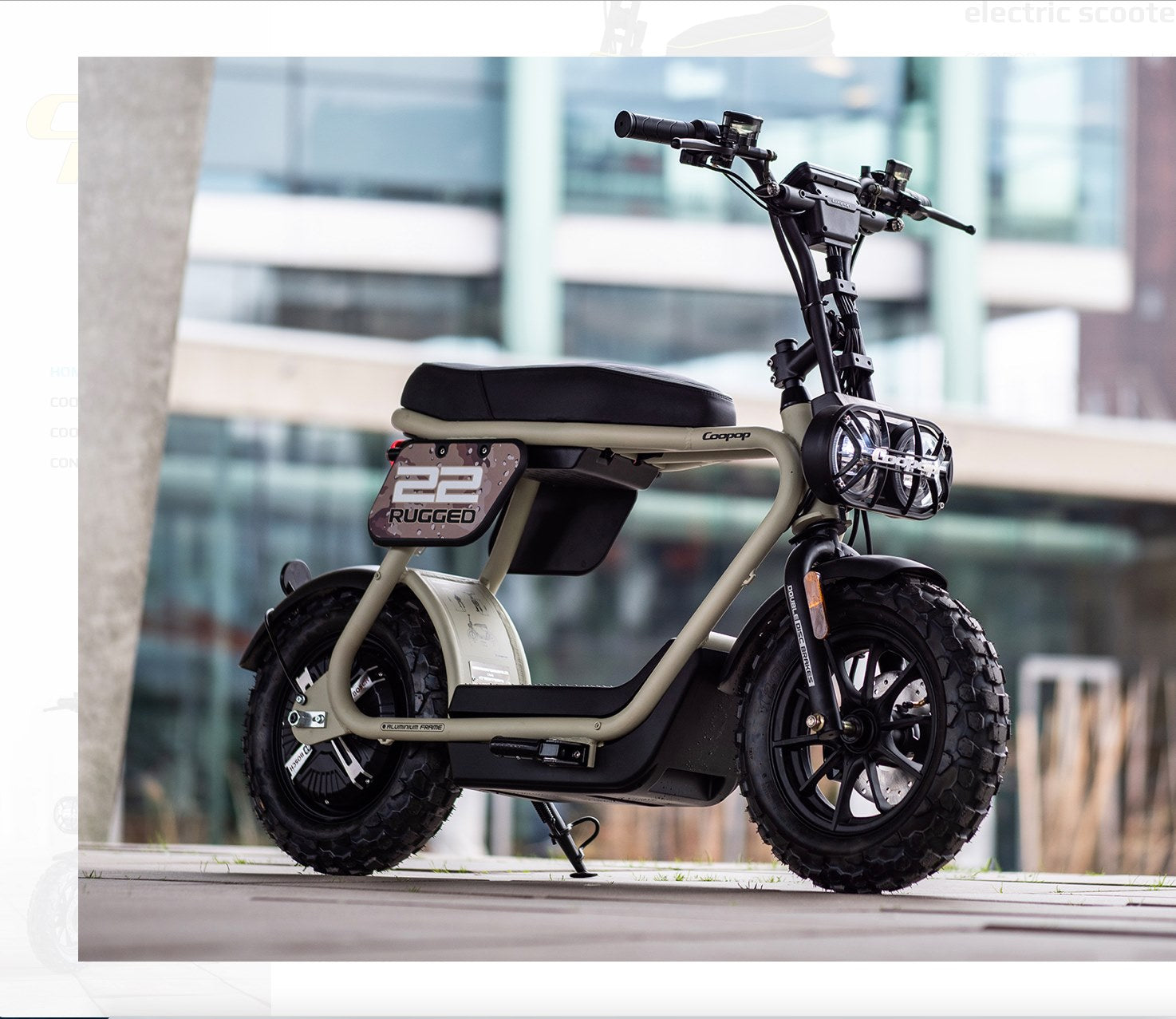 Scooter Electrique Coopop 50cc - Homologué route