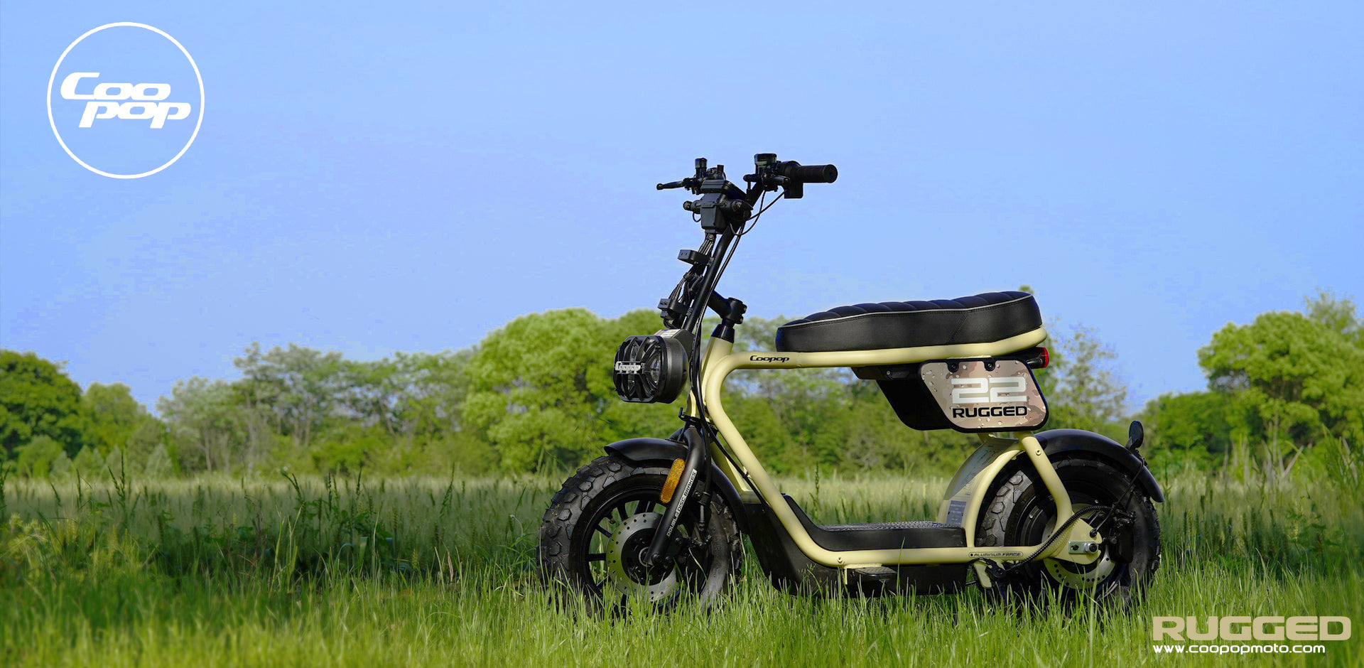 Scooter Electrique Coopop 50cc - Homologué route