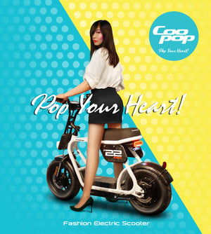 Scooter Electrique Coopop 50cc - Homologué route